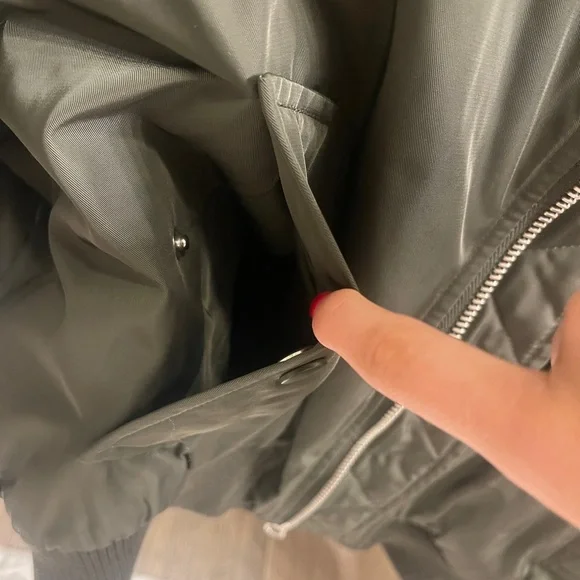 Army Green Bomber jacket! Never worn just took tags off!